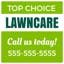 Picture of 24" x 24" - Yard Sign - Lawn Care - 01