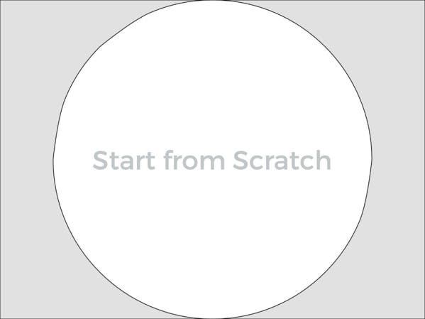 Picture of 17" x 17" - Yard Sign - Circle Shaped - 16