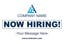 Picture of 12" x 18" - Car Magnet - Now Hiring - 08