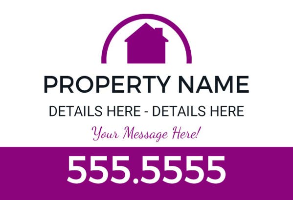 Picture of 12" x 18" - Car Magnet - Property Management - 06