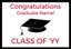 Picture of 12" x 18" - Car Magnet - Graduation - 03