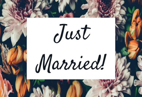 Picture of 12" x 18" - Car Magnet - Wedding - 07