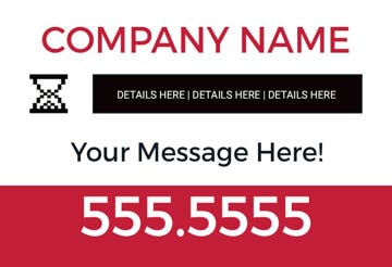 Picture of 12" x 18" - Car Magnet - IT Services - 03
