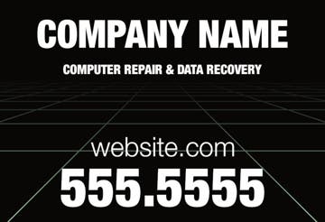 Picture of 12" x 18" - Car Magnet - IT Services - 04