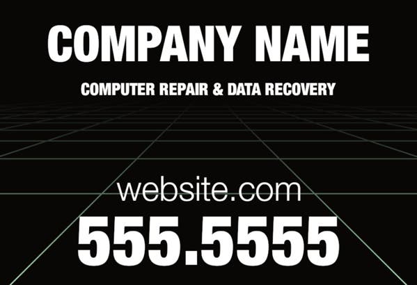 Picture of 12" x 18" - Car Magnet - IT Services - 04