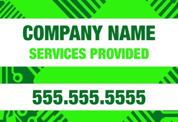 Picture of 12" x 18" - Car Magnet - IT Services - 10