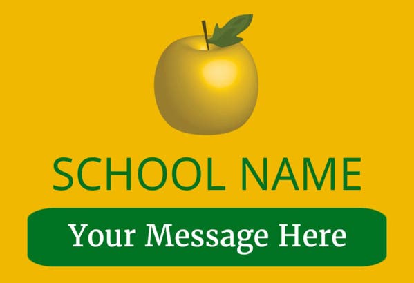 Picture of 12" x 18" - Car Magnet - Education - 13