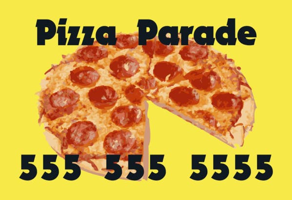 Picture of 12" x 18" - Car Magnet - Restaurant - 24
