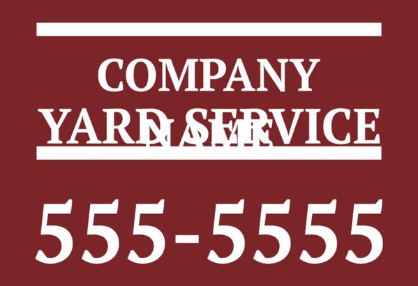 Picture of 12" x 18" - Car Magnet - Lawn Care - 04