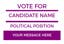 Picture of 12" x 18" - Car Magnet - Political - 03