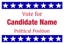 Picture of 12" x 18" - Car Magnet - Political - 06