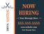 Picture of 18" x 24" - Car Magnet - Now Hiring - 03