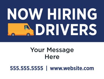Picture of 18" x 24" - Car Magnet - Now Hiring - 07