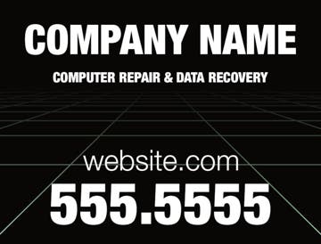 Picture of 18" x 24" - Car Magnet - IT Services - 03