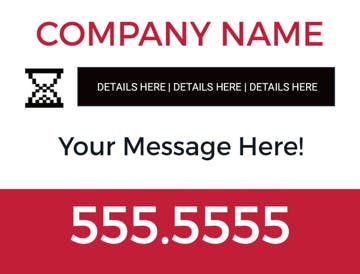Picture of 18" x 24" - Car Magnet - IT Services - 04