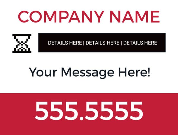 Picture of 18" x 24" - Car Magnet - IT Services - 04