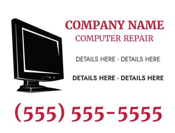 Picture of 18" x 24" - Car Magnet - IT Services - 07