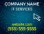 Picture of 18" x 24" - Car Magnet - IT Services - 08