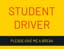 Picture of 18" x 24" - Car Magnet - Student Driver - 08