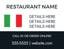 Picture of 18" x 24" - Car Magnet - Restaurant - 16