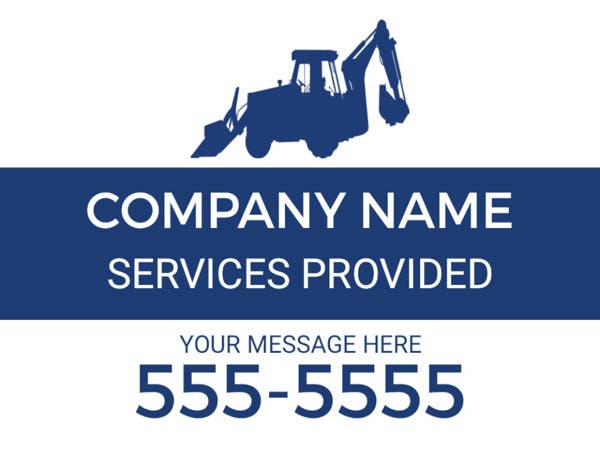 Picture of 18" x 24" - Car Magnet - Contractor - 04