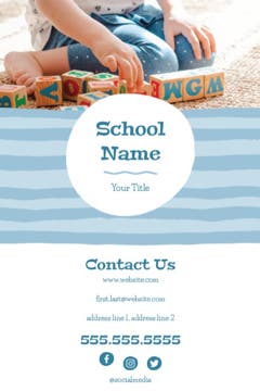 Picture of 4" x 6" Education & Child Care Flyer 2