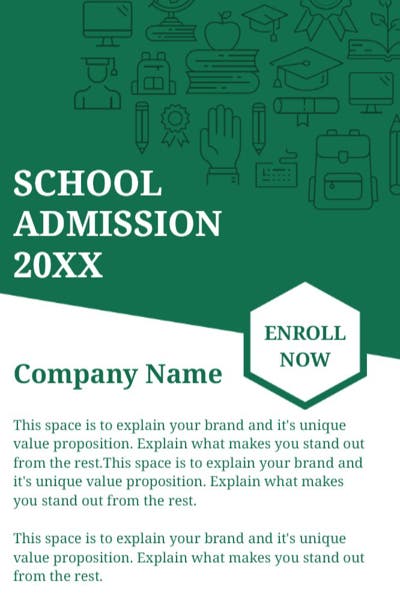Picture of 4" x 6" Education & Child Care Flyer 3