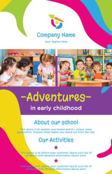 Picture of 5" x 7" Education & Child Care Flyer 4