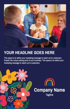 Picture of 5" x 7" Education & Child Care Flyer 5