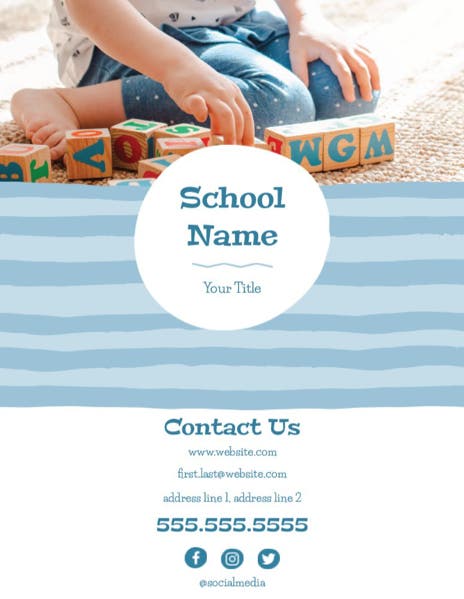 Picture of 8.5" x 11" Education & Child Care Flyer 2