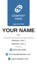 Picture of Business Card 16  - Vertical - Business Card Magnet