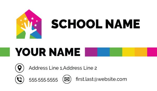 Picture of Education 10  - Horizontal - Business Card Magnet