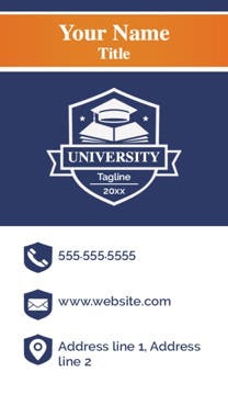 Picture of Education 11 - Vertical - Business Card Magnet