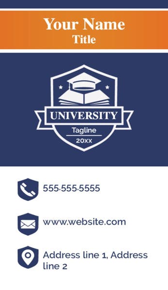 Picture of Education 11 - Vertical - Business Card Magnet