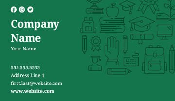 Picture of Education 13  - Horizontal - Business Card Magnet