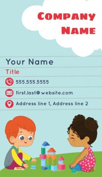 Picture of Education 5 - Vertical - Business Card Magnet