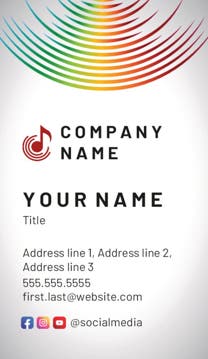 Picture of Education 6 - Vertical - Business Card Magnet