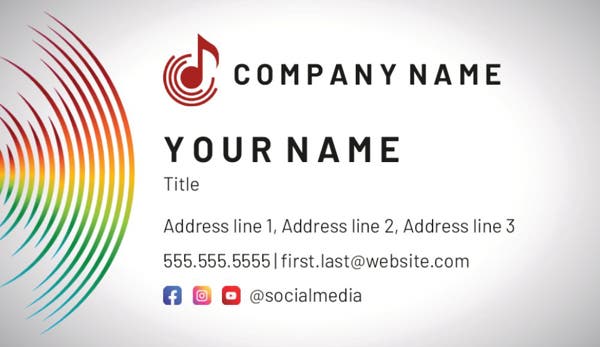 Picture of Education 6  - Horizontal - Business Card Magnet