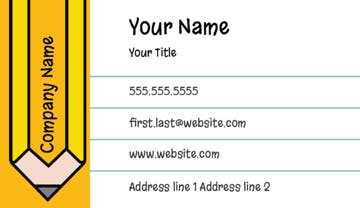 Picture of Education 9  - Horizontal - Business Card Magnet