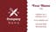 Picture of Food & Beverage 4  - Horizontal - Business Card Magnet
