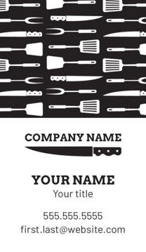 Picture of Food & Beverage 8  - Vertical - Business Card Magnet