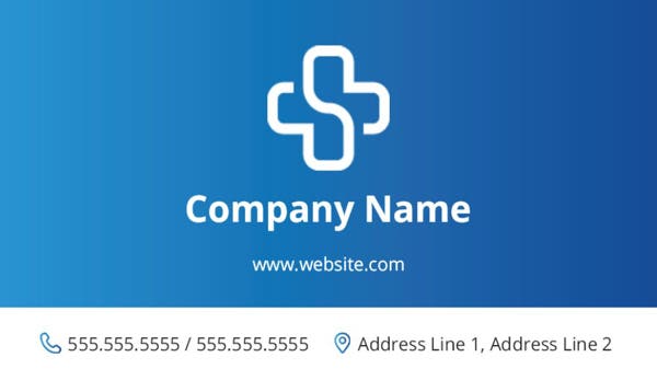Picture of Healthcare 1  - Horizontal - Business Card Magnet