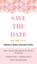 Picture of Save The Date - Girl Baby Shower  - Business Card Magnet