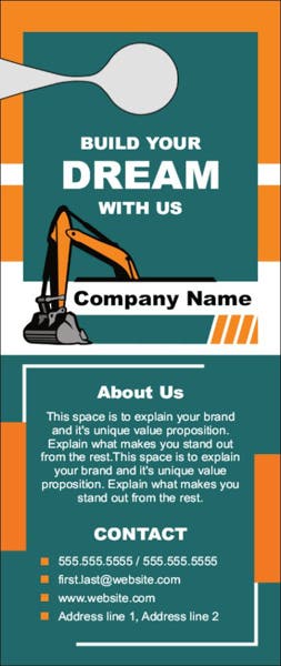 Picture of Construction, Repair & Improvement Door Hanger 11