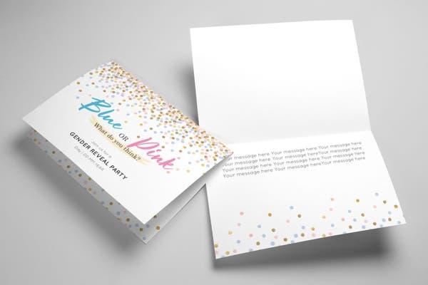 Picture of Gender Reveal Card 2